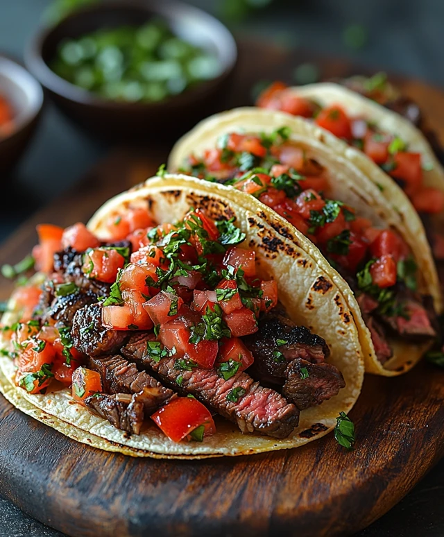 Tacos au bifteck