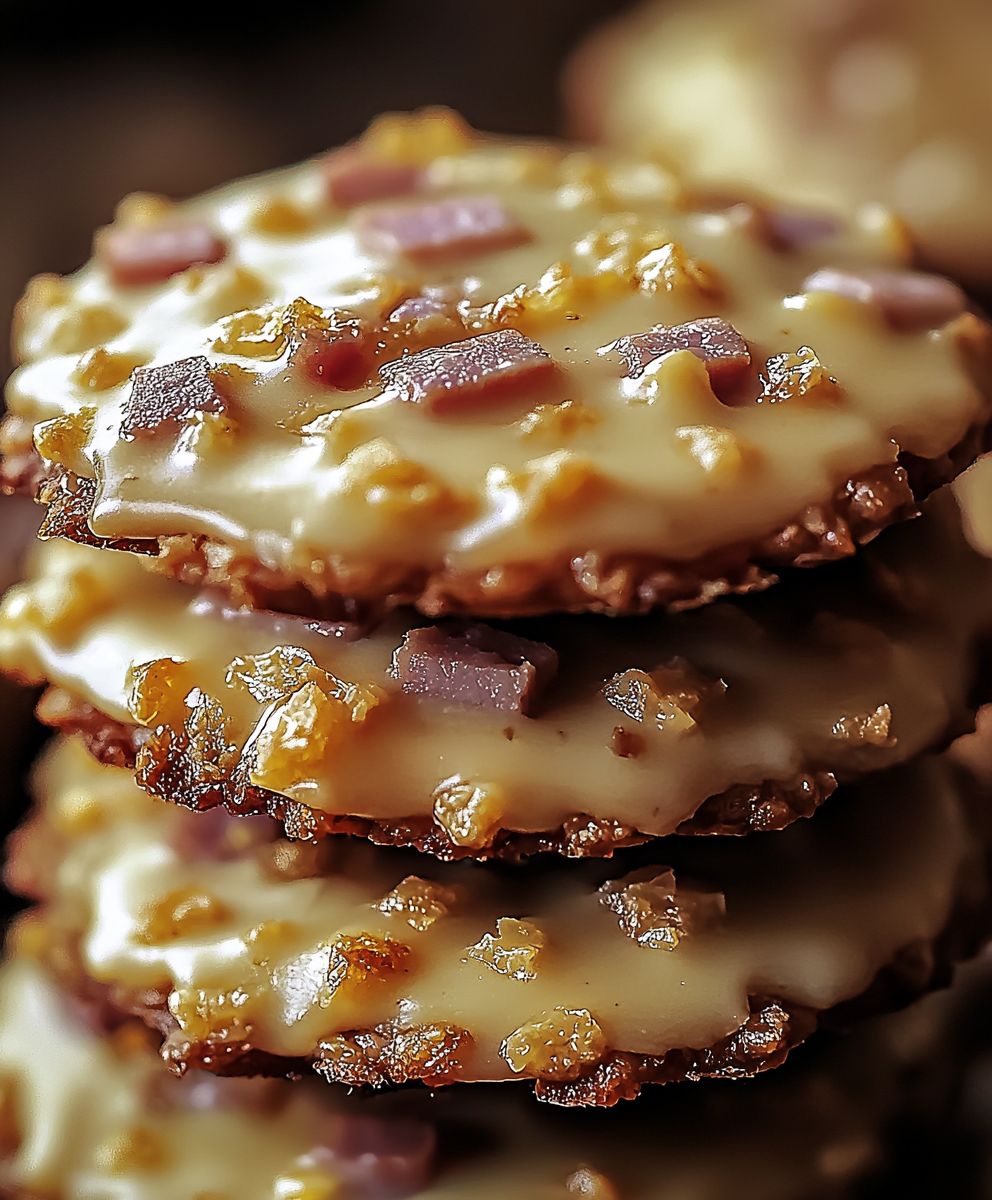 Cookies salés jambon fromage