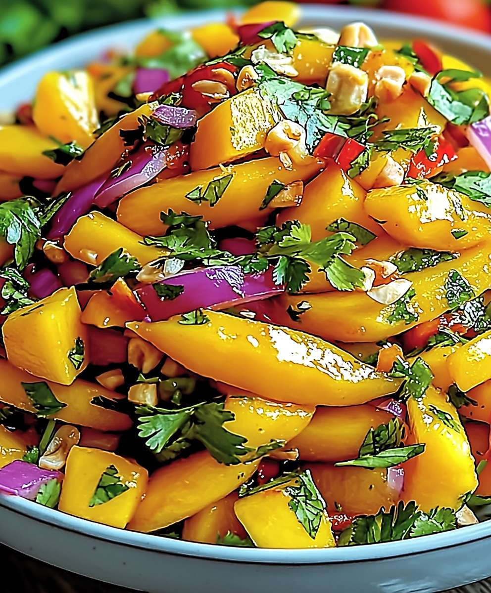Salade mangue thaïlandaise rapide