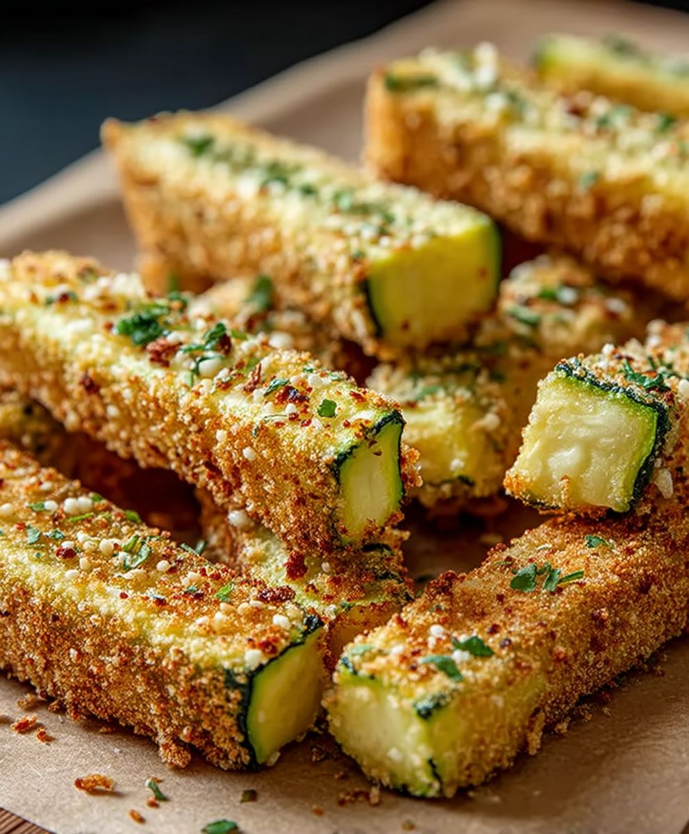 Frites courgettes croustillantes