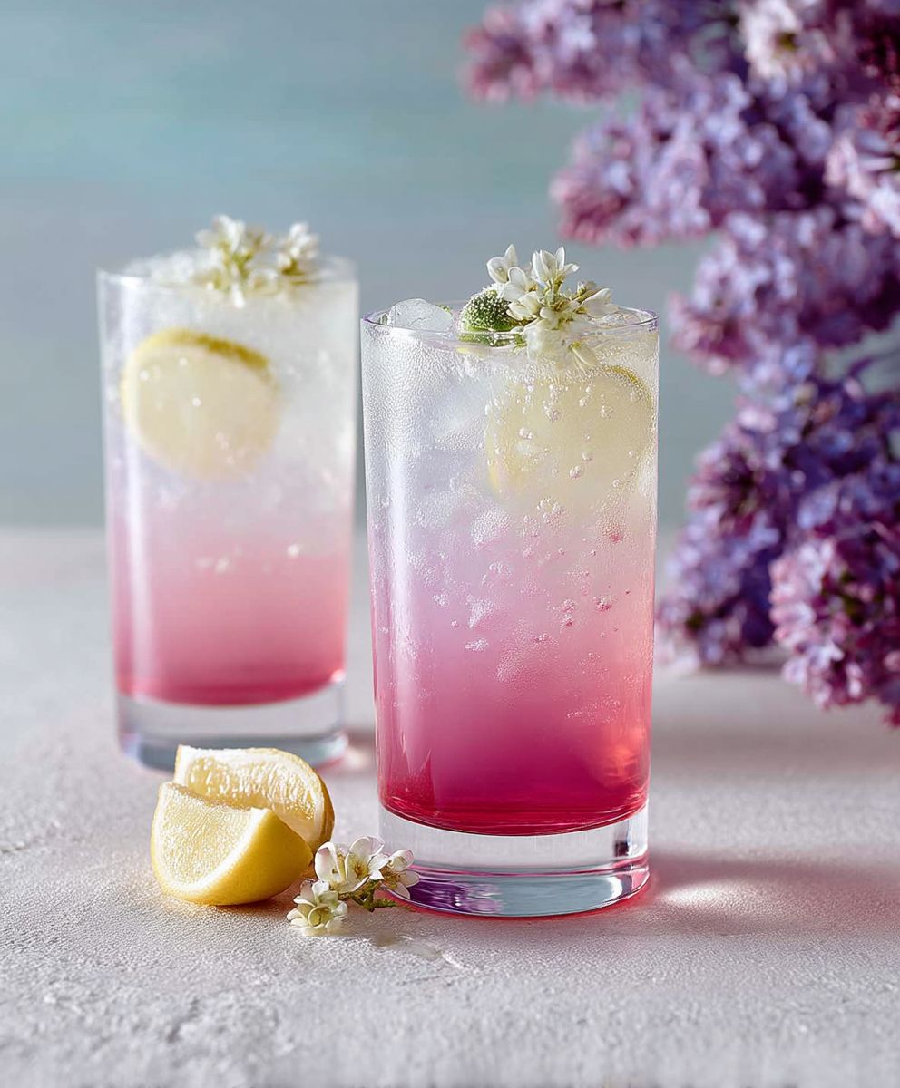 Limonade au lilas maison