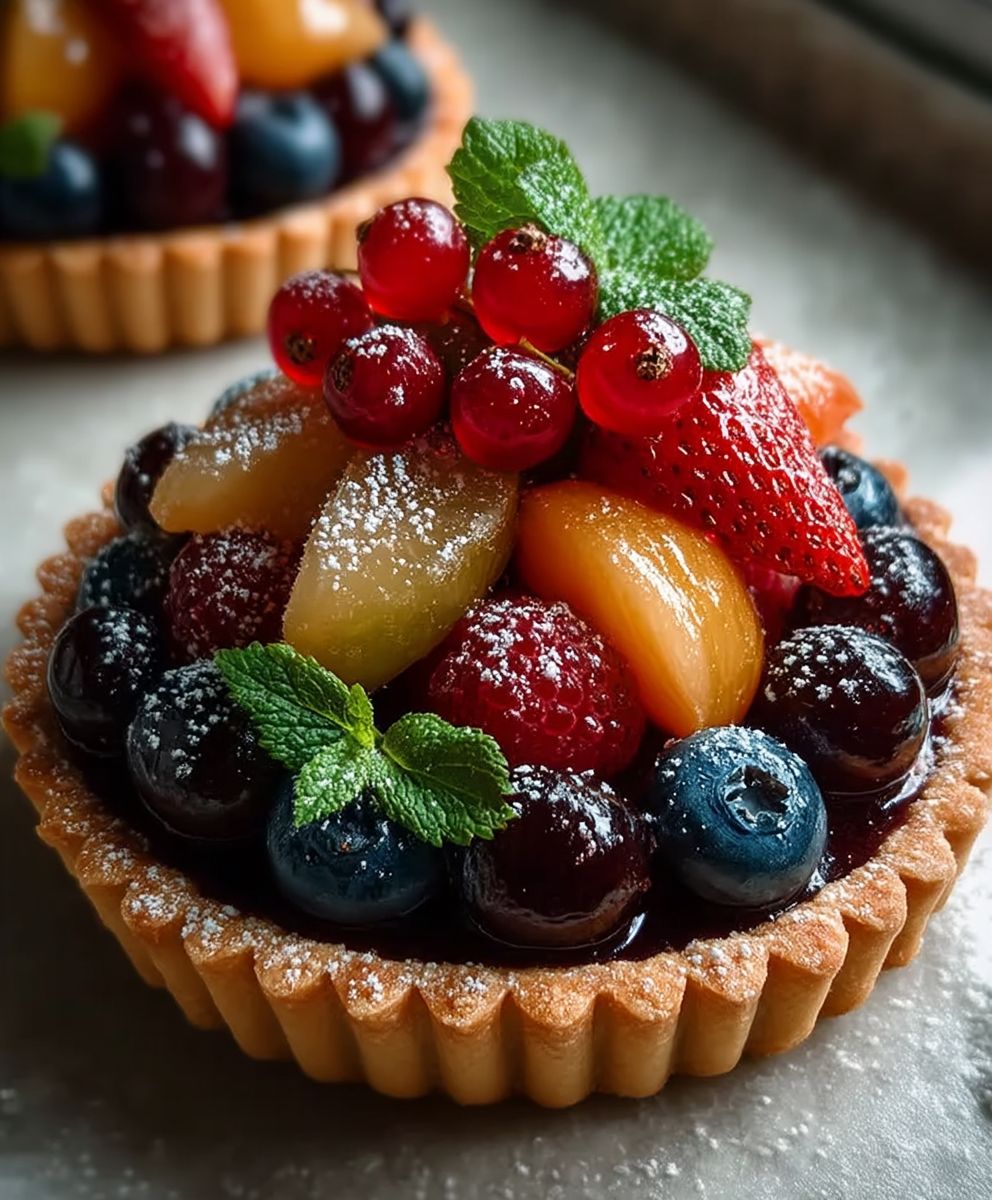 Tarte aux fruits sans gluten