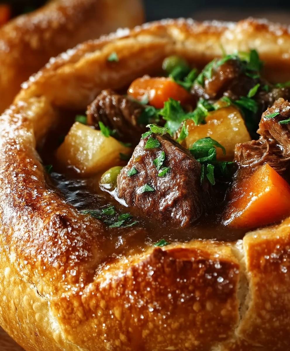 Ragoût de boeuf bol à pain