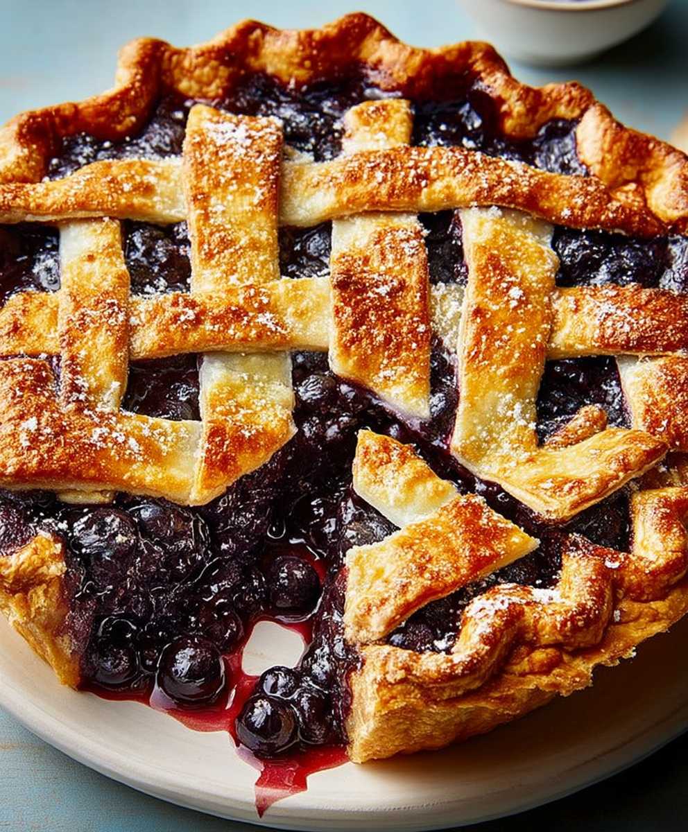 Tarte myrtilles facile