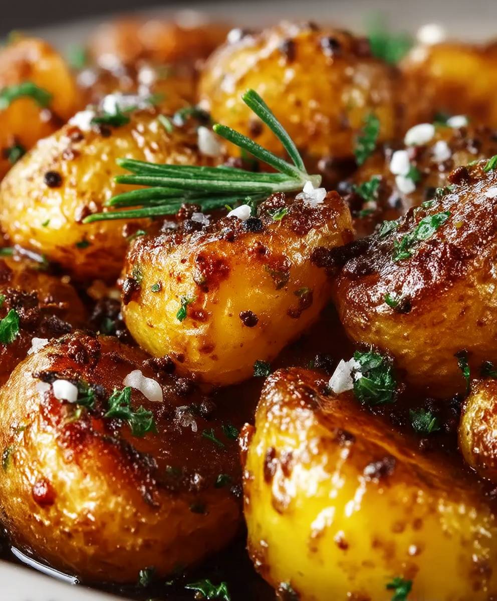 Pommes de terre miel moutarde
