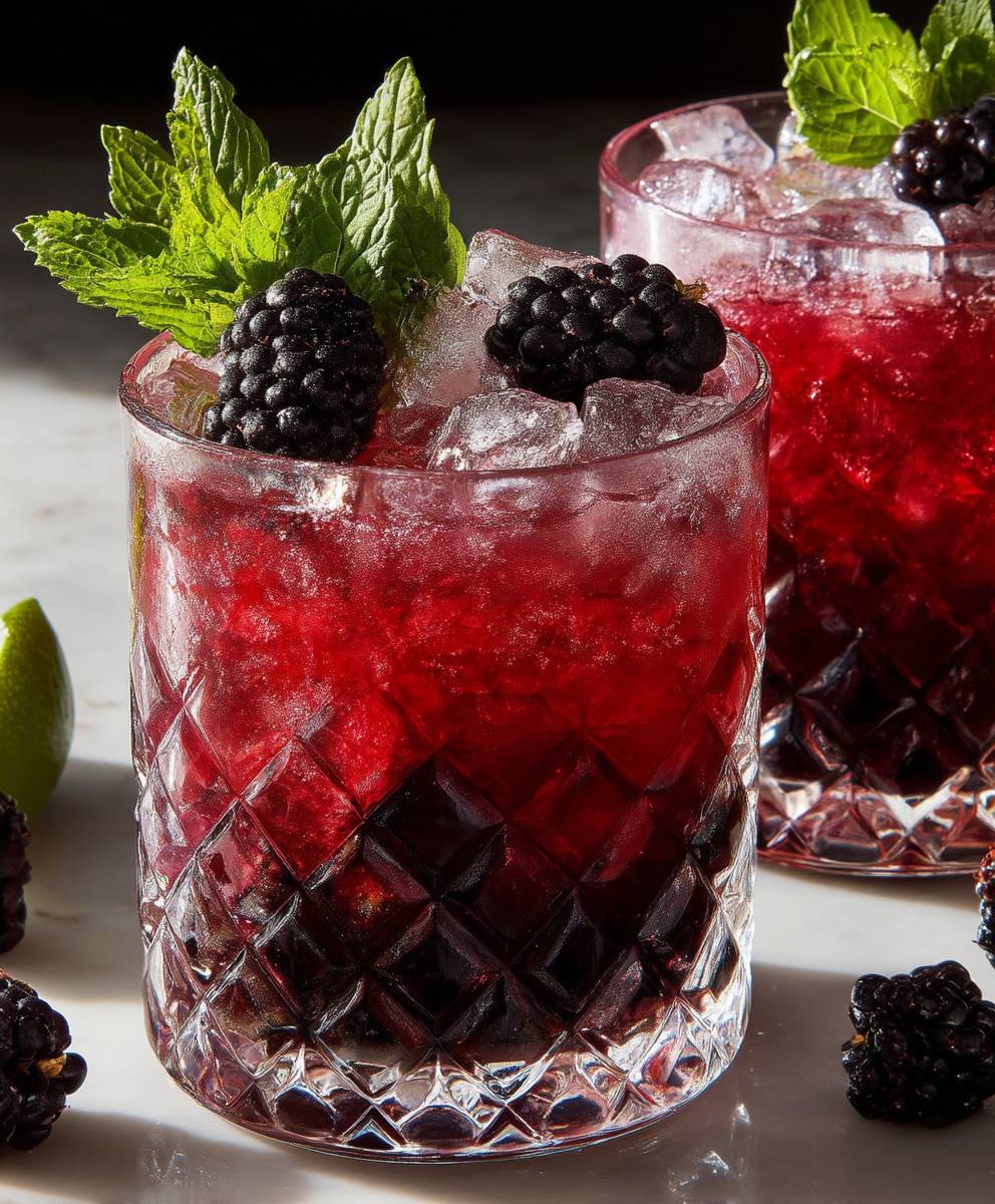 Julep mûres et menthe