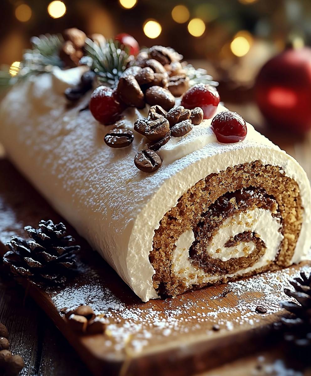 Buche de Noel au Cafe