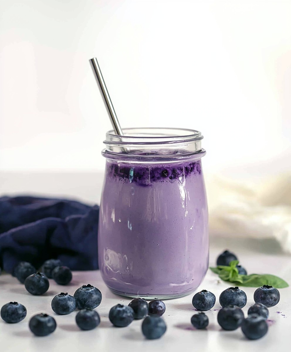 Lait de myrtille facile