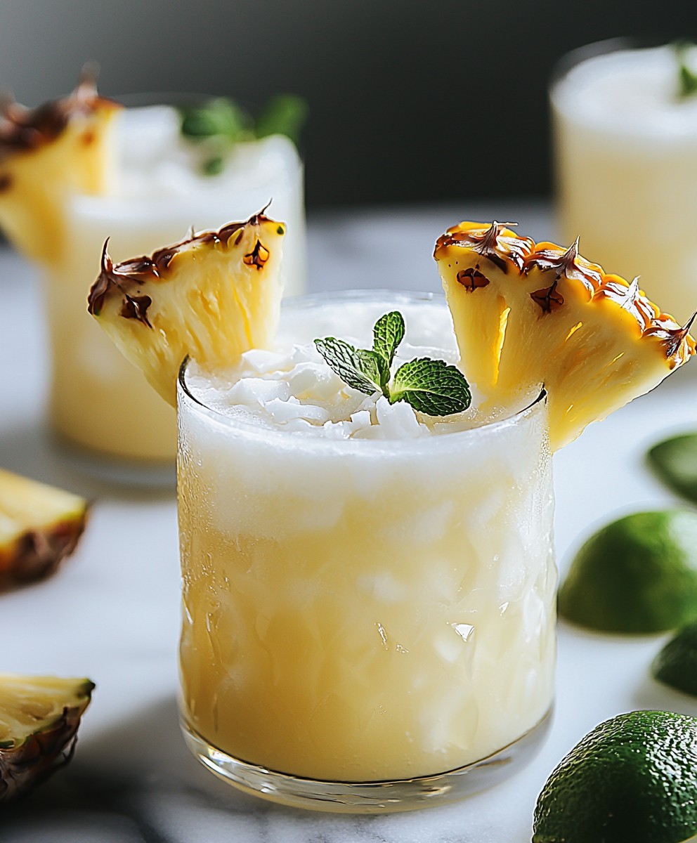 Spritzer ananas et noix de coco