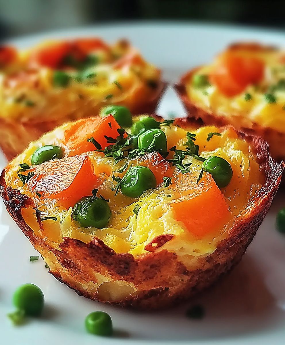 Muffins oeufs légumes petit déjeuner