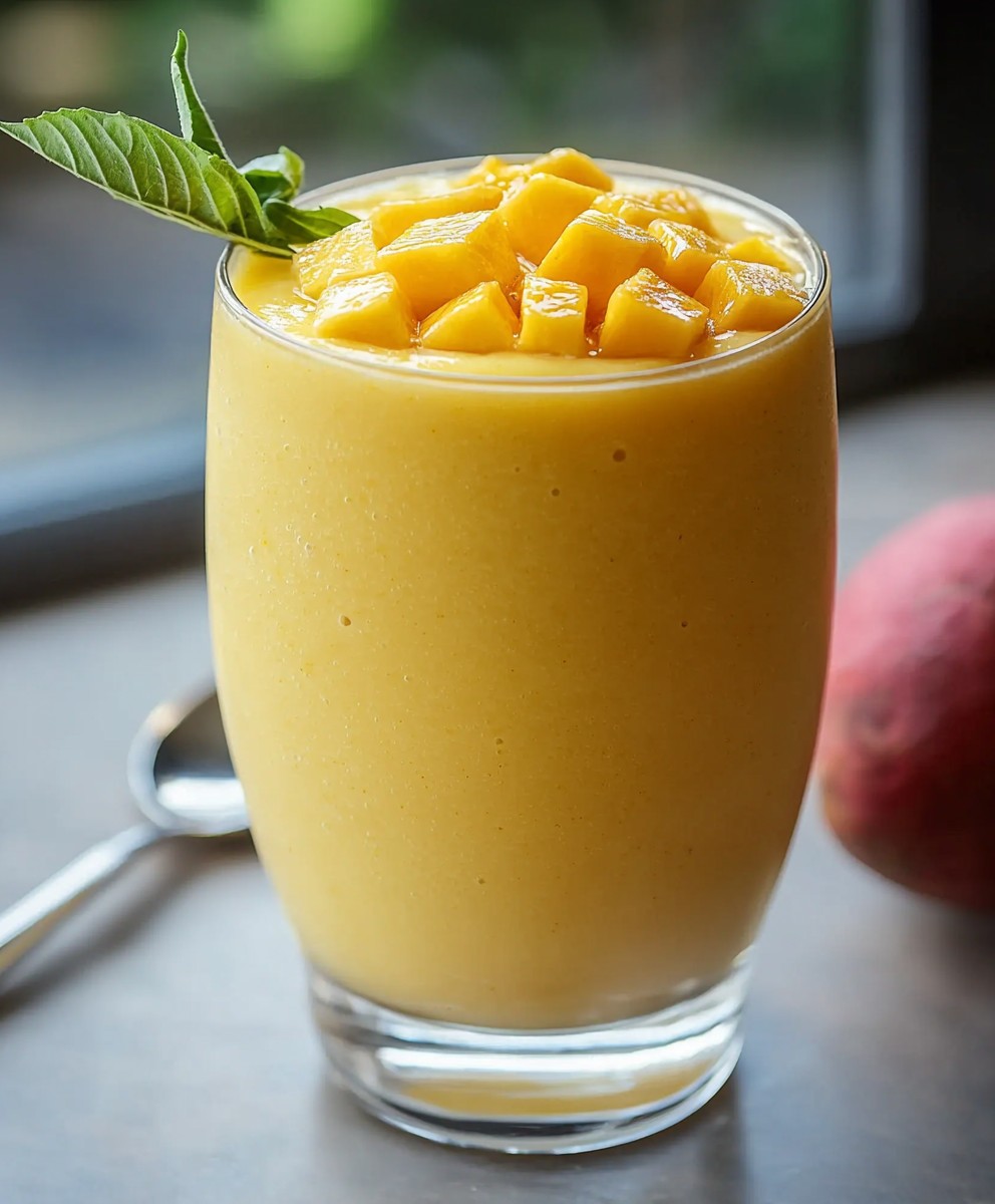 Smoothie tropical mangue