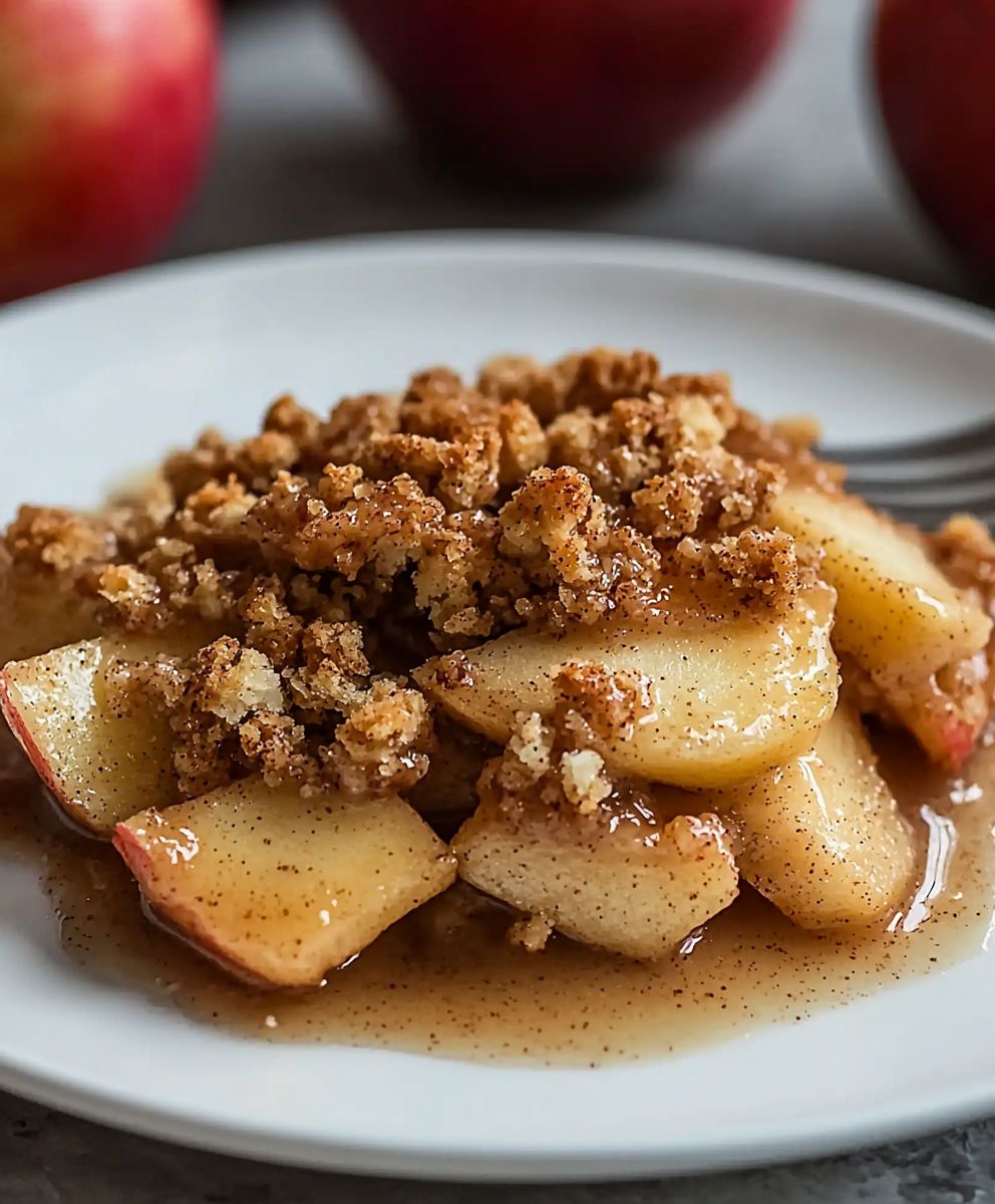 Croustillant pommes cannelle