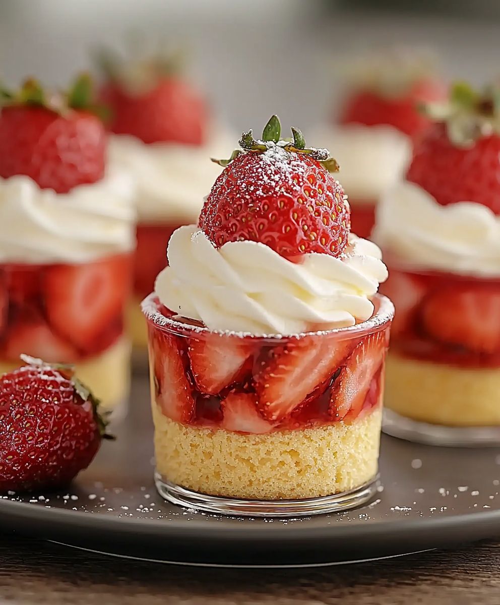Desserts à la fraise faciles