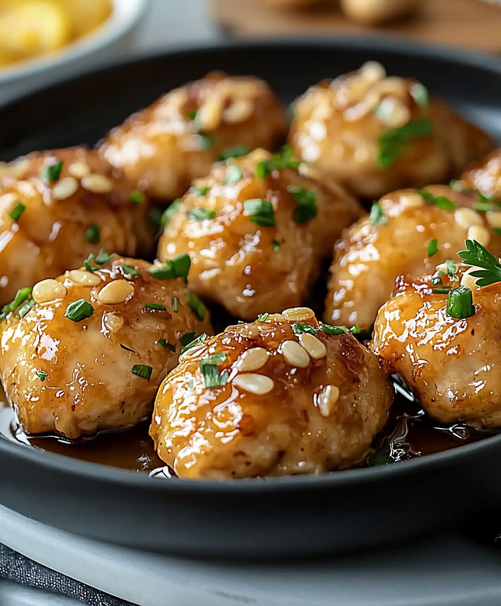 Poulet ail miel