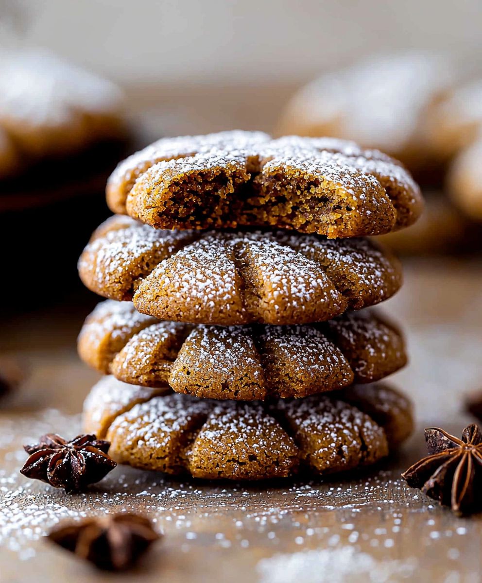 Biscuits croustillants pain d épices