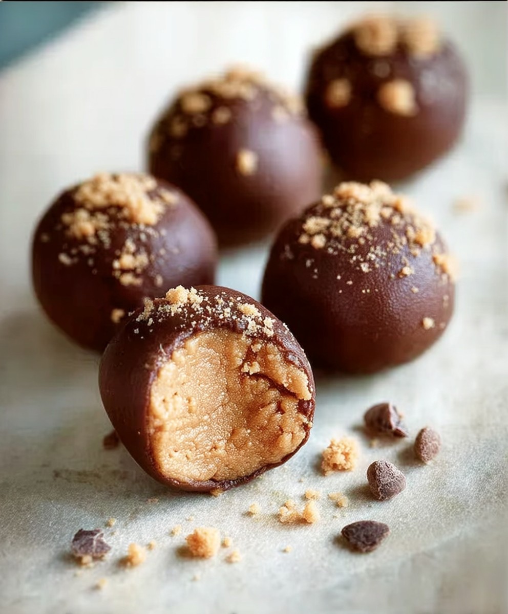 Boules pâte biscuits beurre cacahuètes