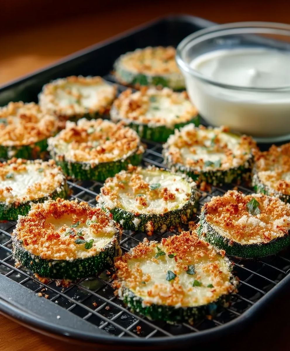 Chips de courgette croustillantes four