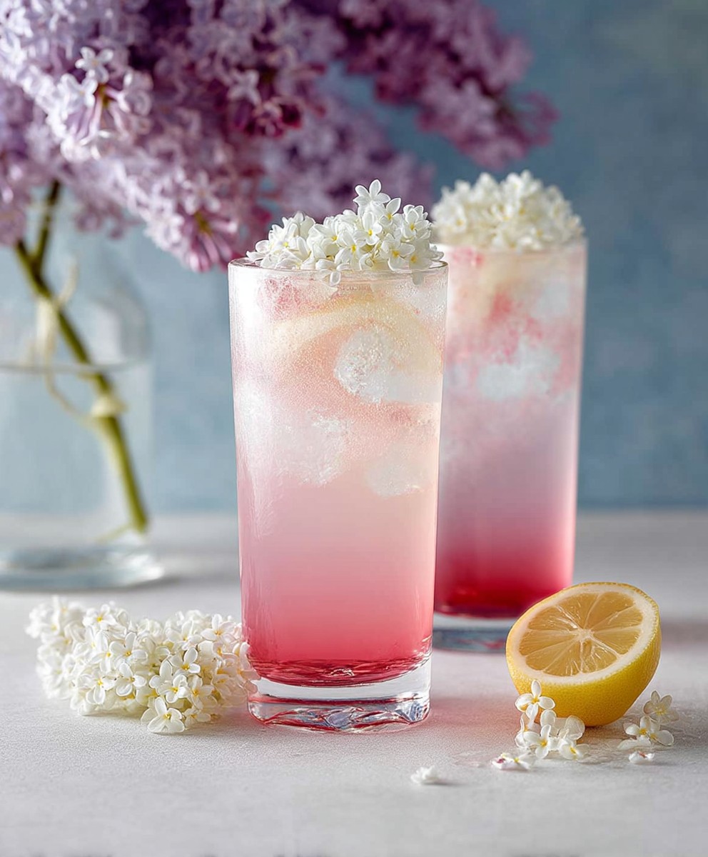 Limonade au lilas maison