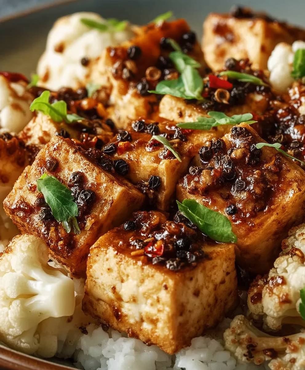 Tofu chou fleur poivre noir