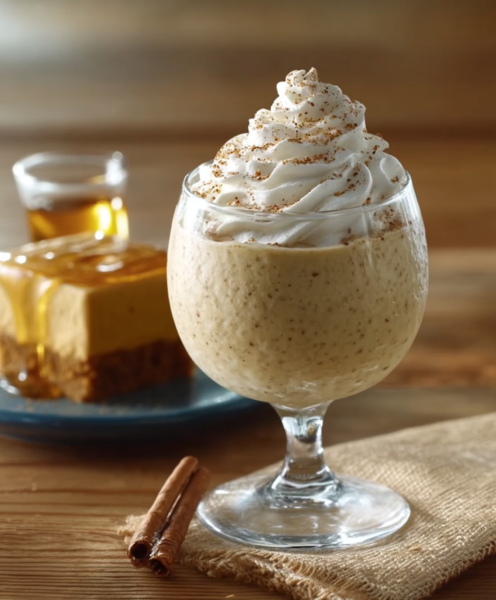 Milkshake brandy tarte citrouille