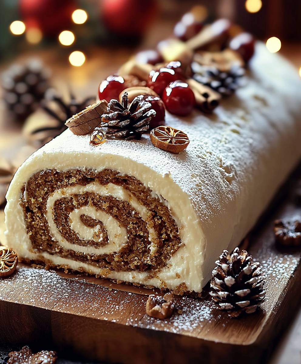 Buche de Noel au Cafe