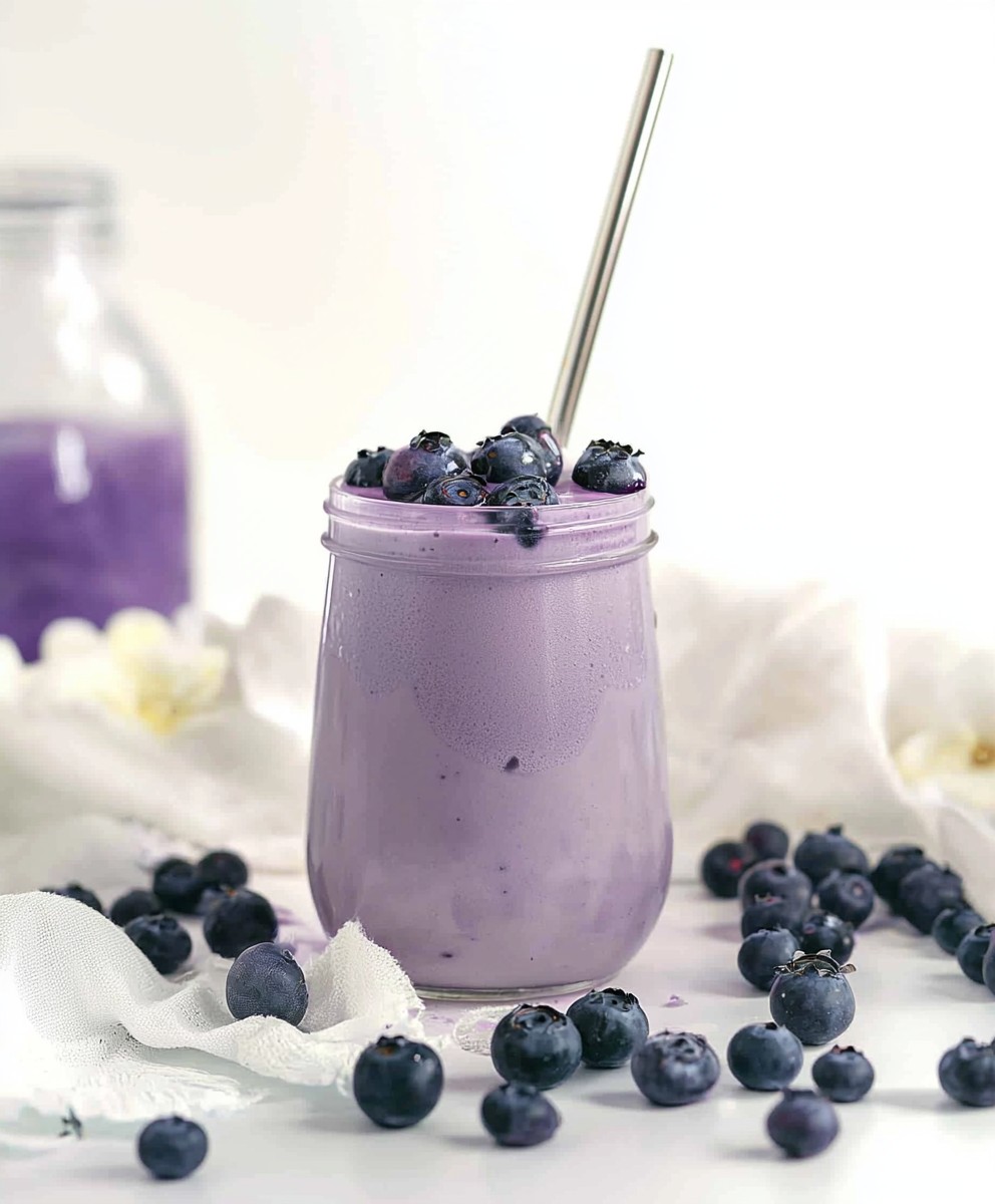 Lait de myrtille facile