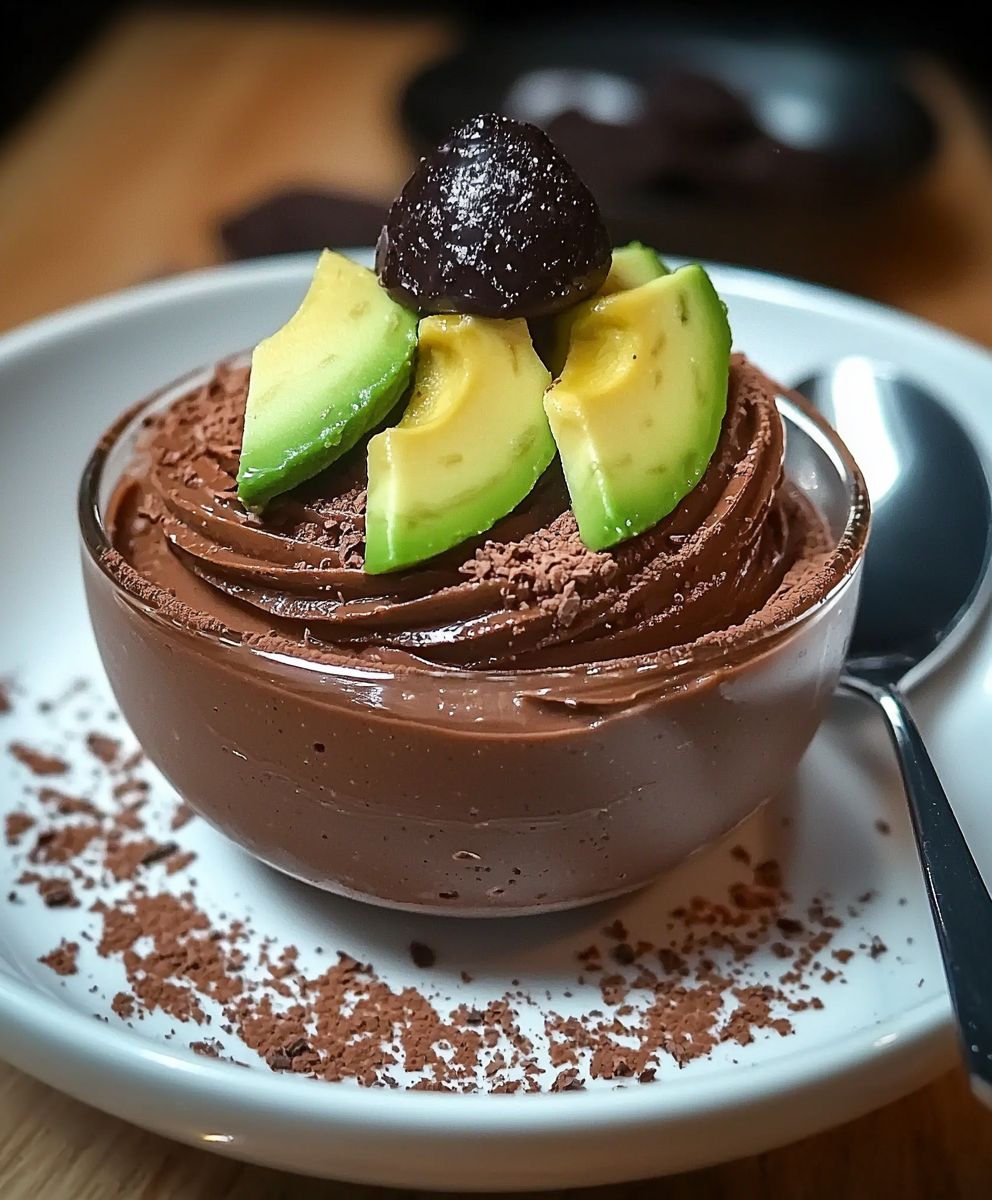 Mousse chocolat avocat