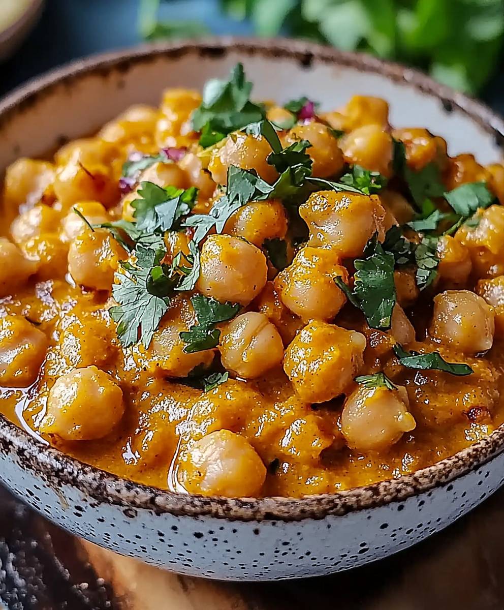 Pois chiches beurre indien
