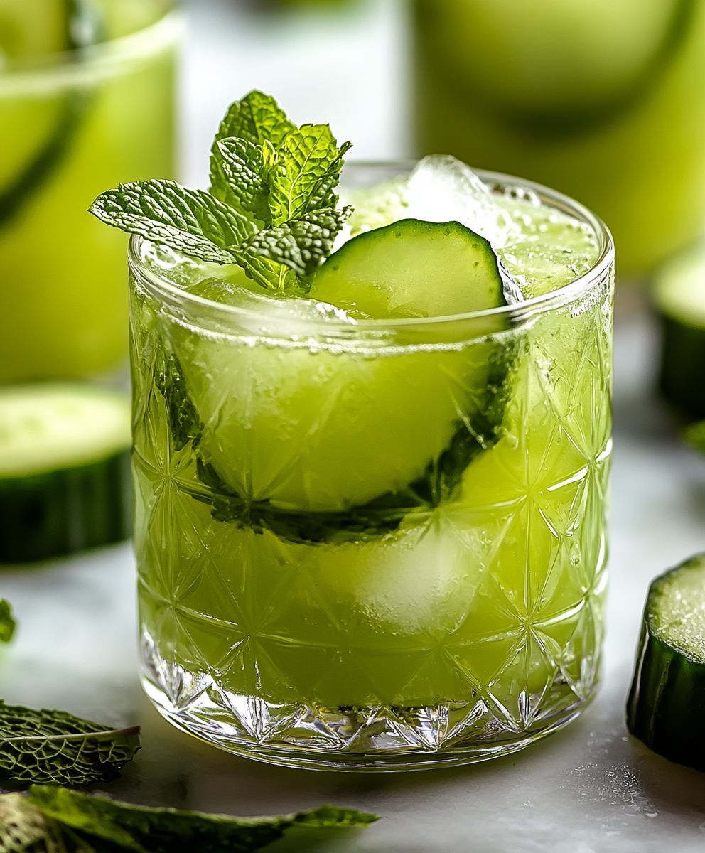 Concombre Menthe Fizz