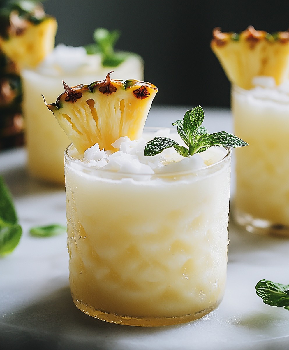 Spritzer ananas et noix de coco