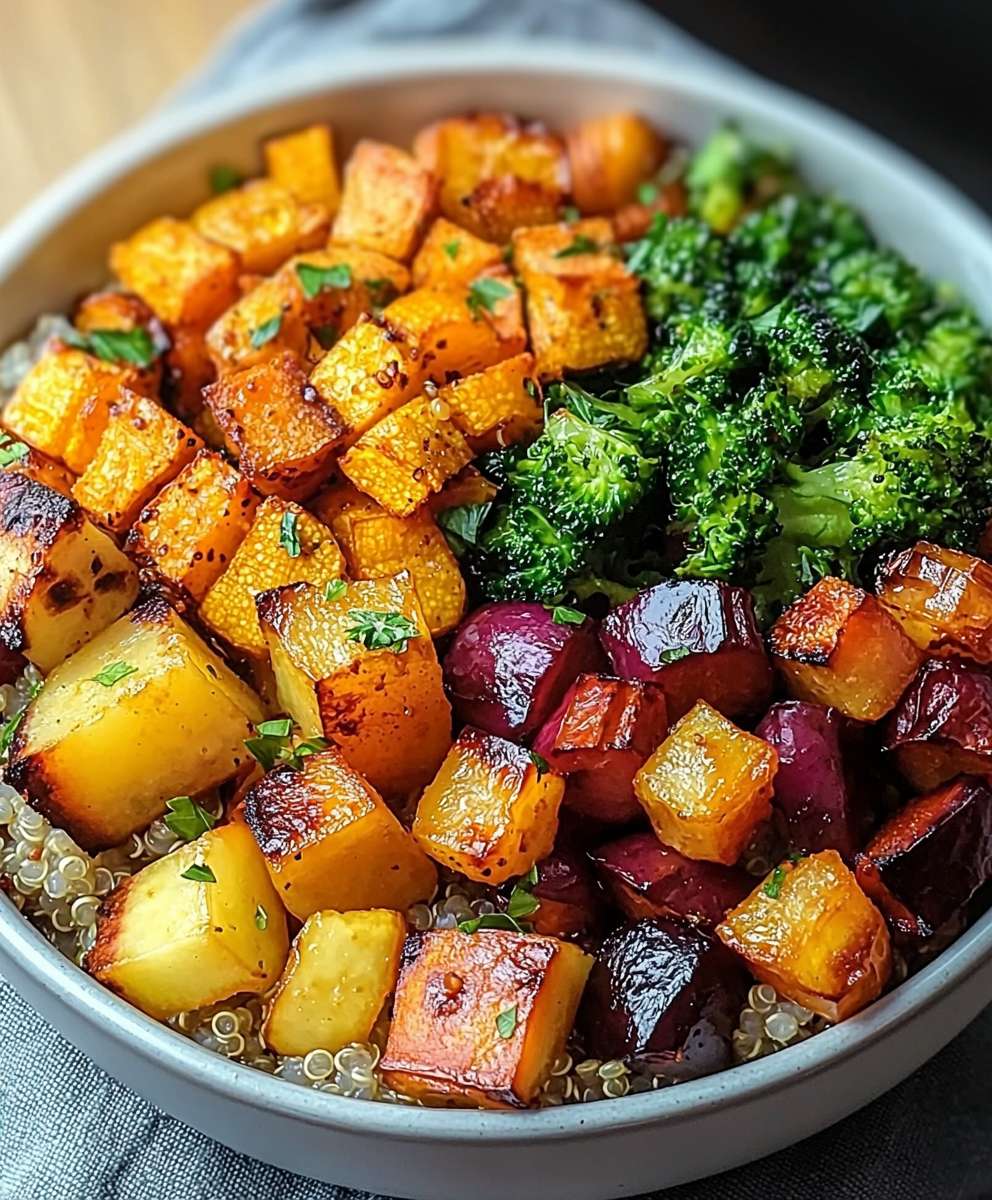 Quinoa légumes rôtis