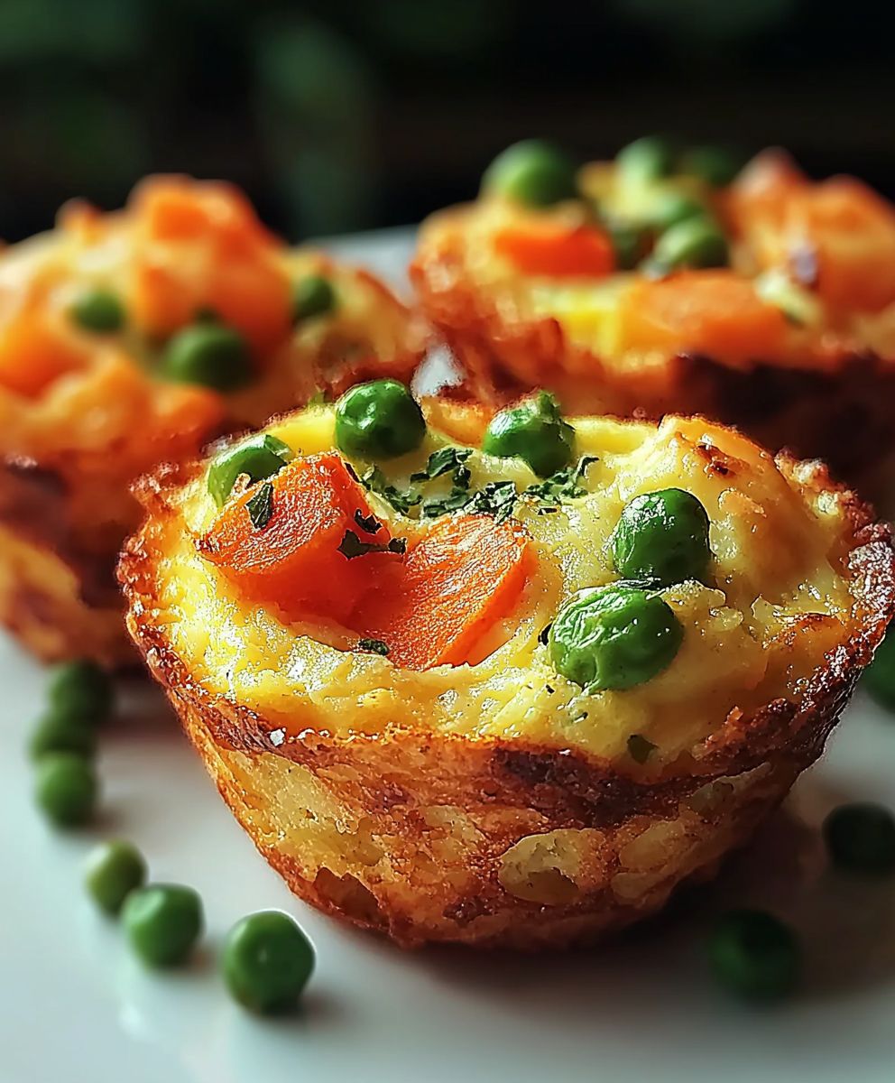 Muffins oeufs légumes petit déjeuner