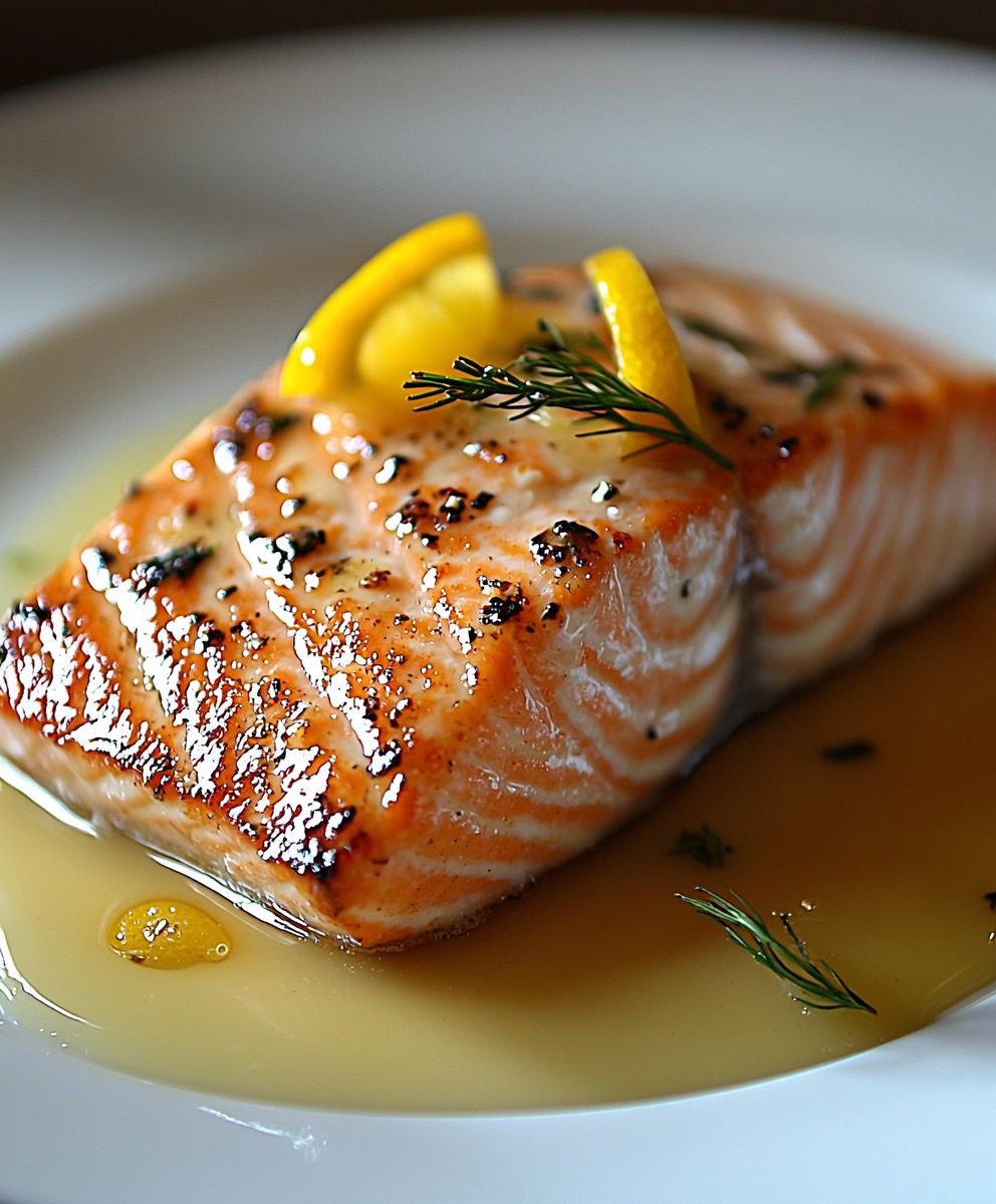 Saumon sauce beurre agrumes
