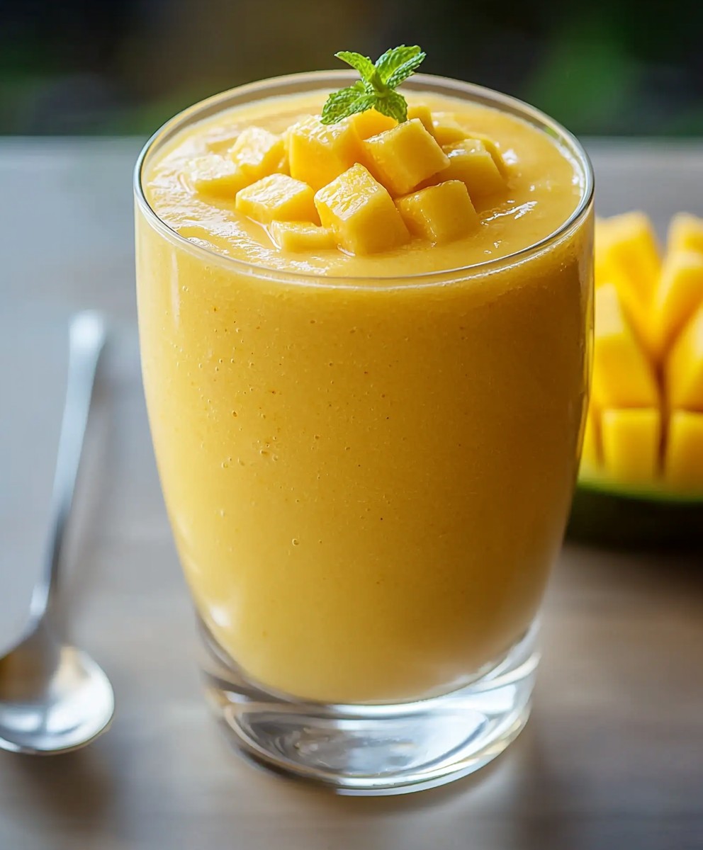 Smoothie tropical mangue