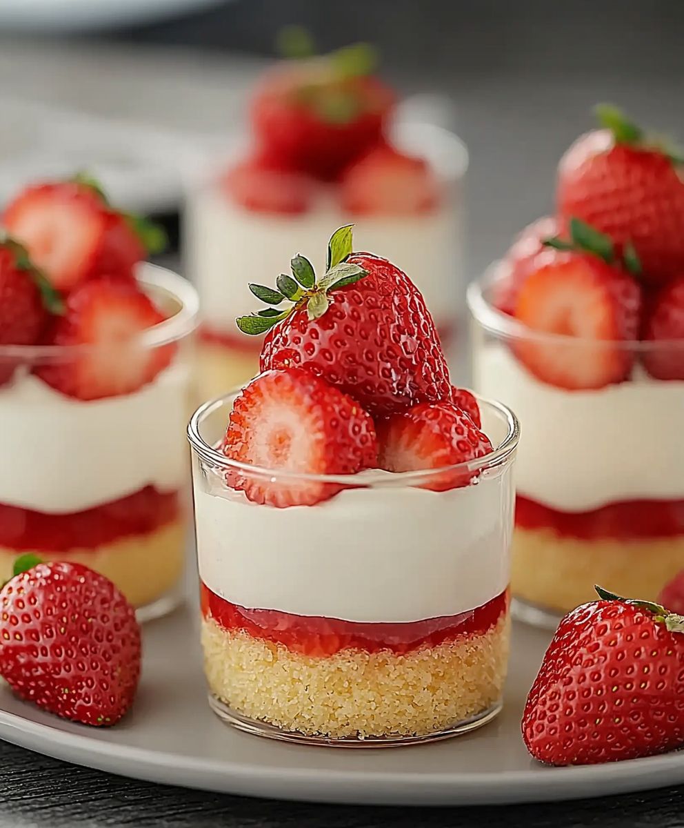 Desserts à la fraise faciles