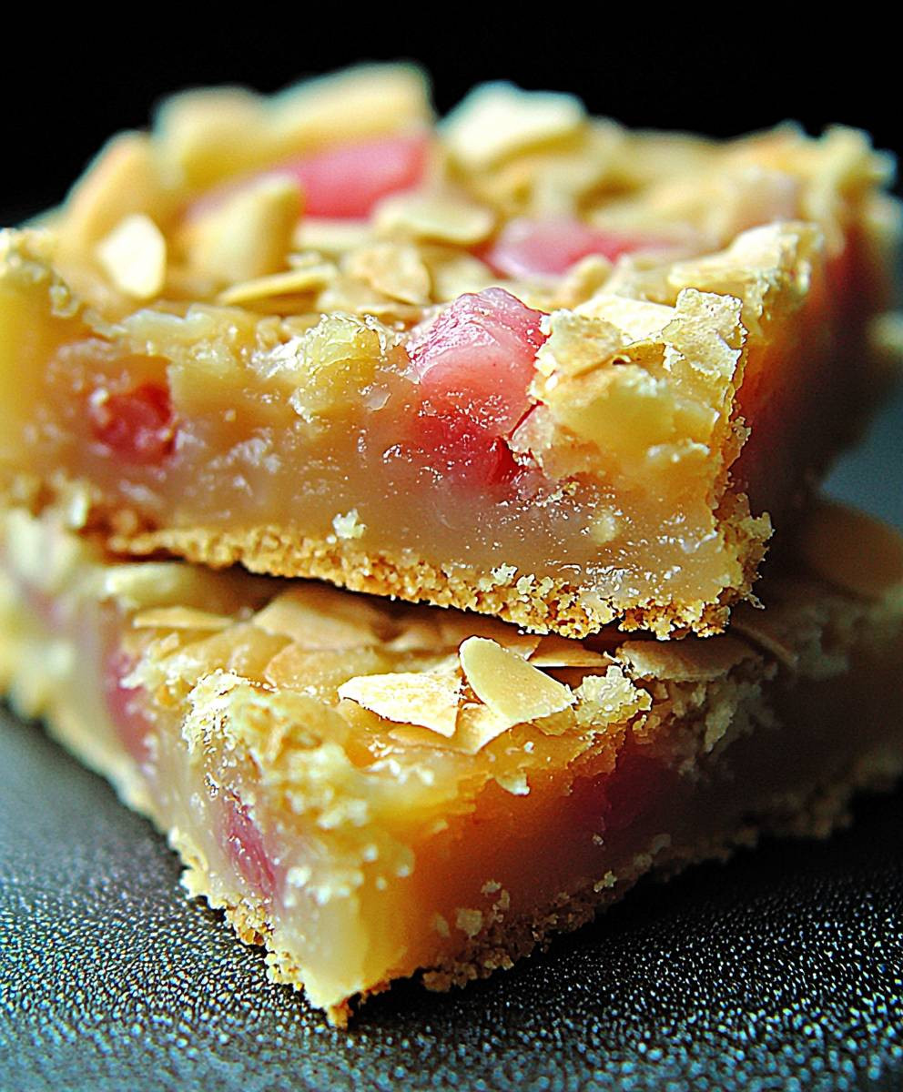 Barres citron rhubarbe