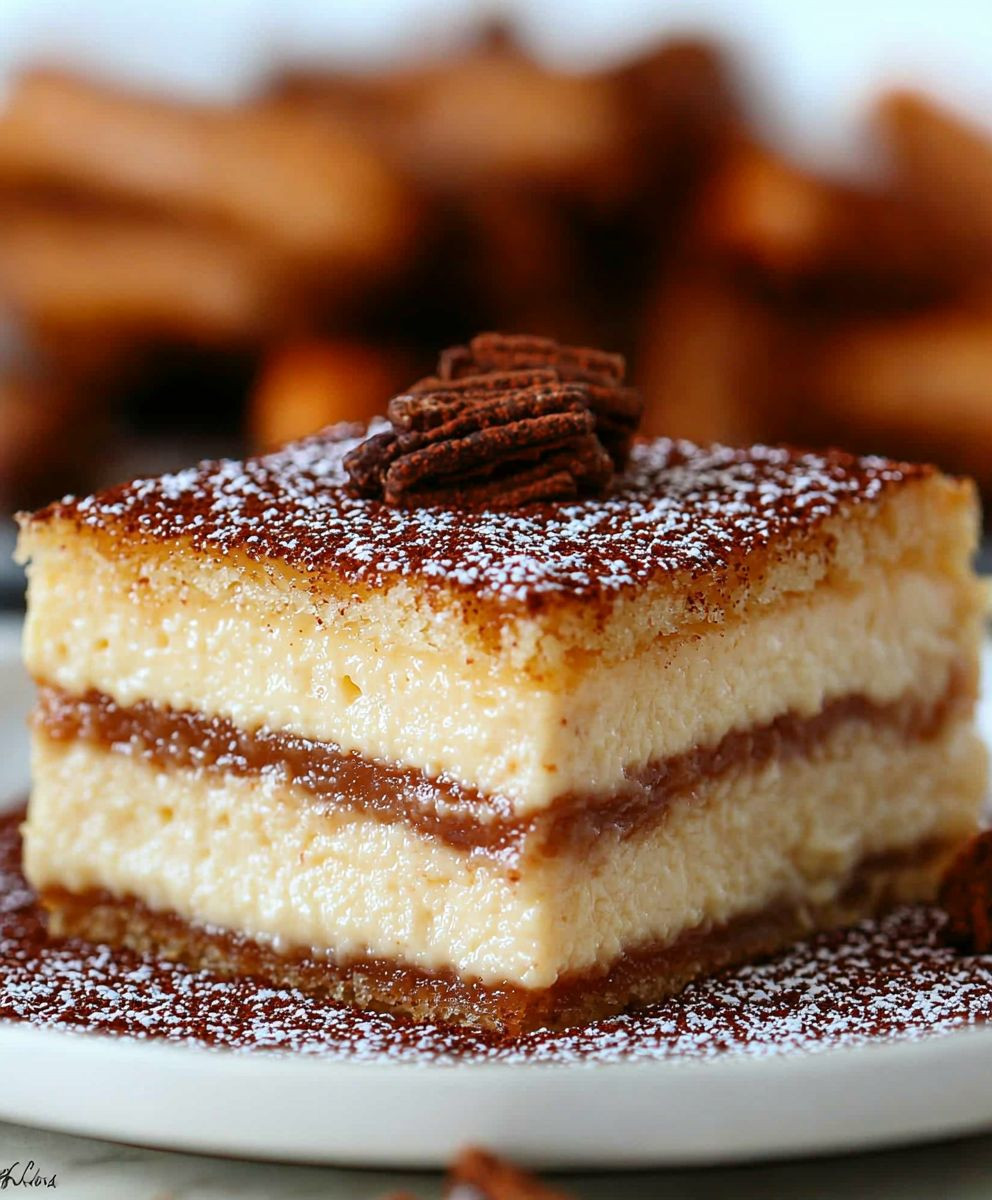 Gâteau au fromage churros