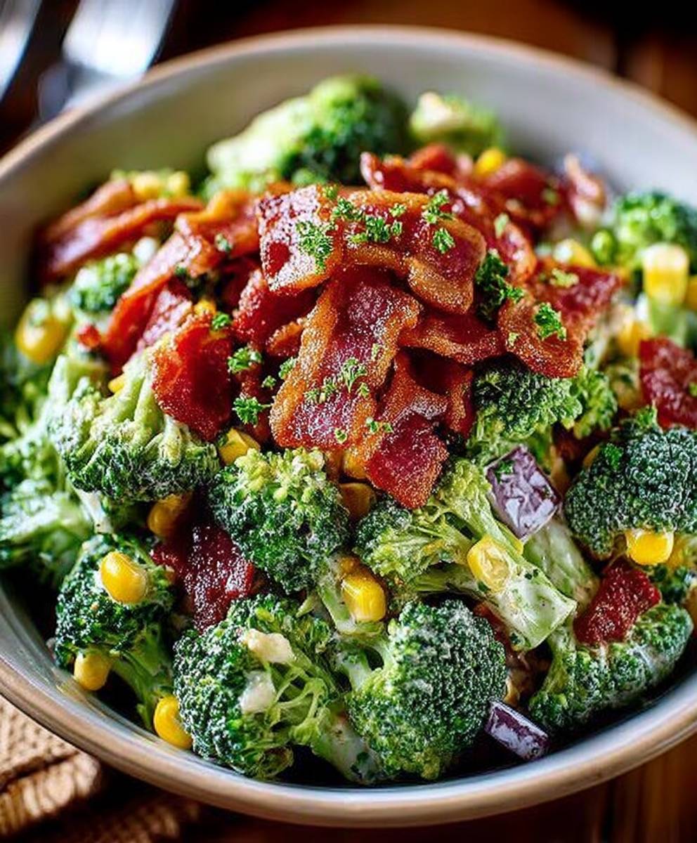 Salade brocoli bacon dinde