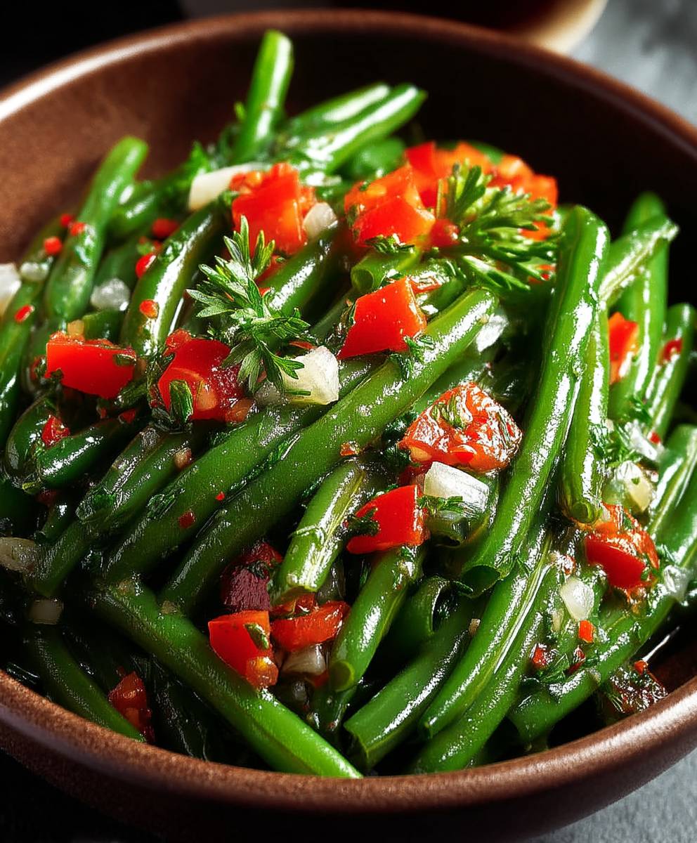 Salade haricots verts Ottolenghi
