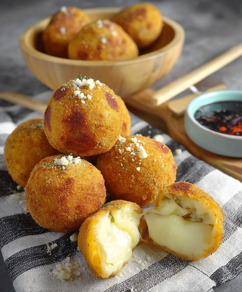 Croquettes pain fromage