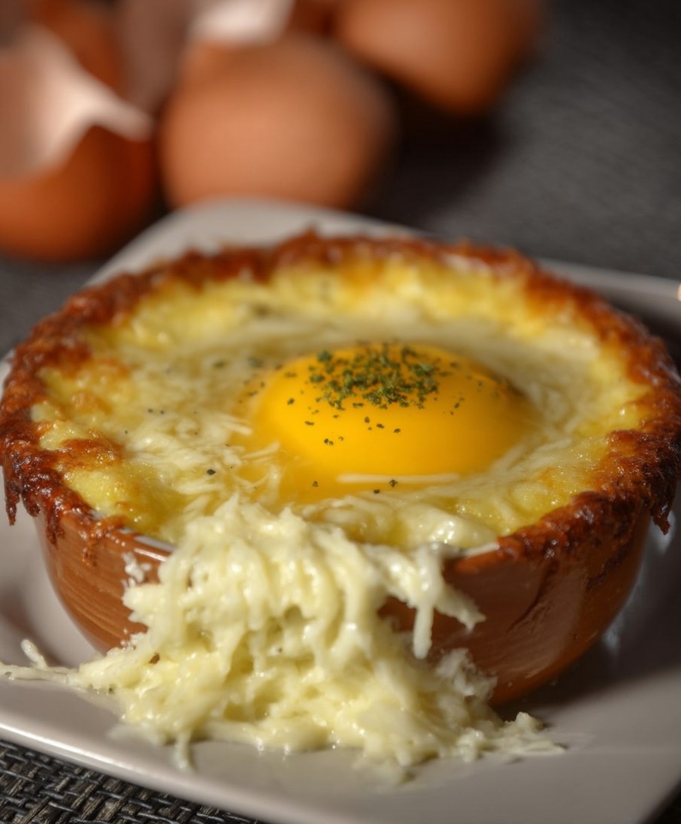 Oeuf cocotte au pain