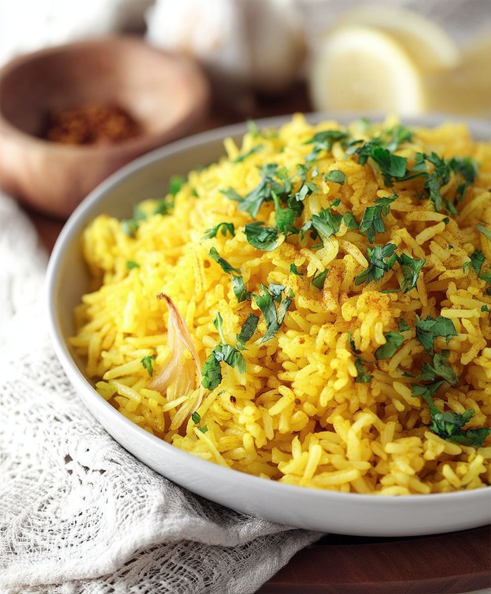 Riz pilaf curcuma