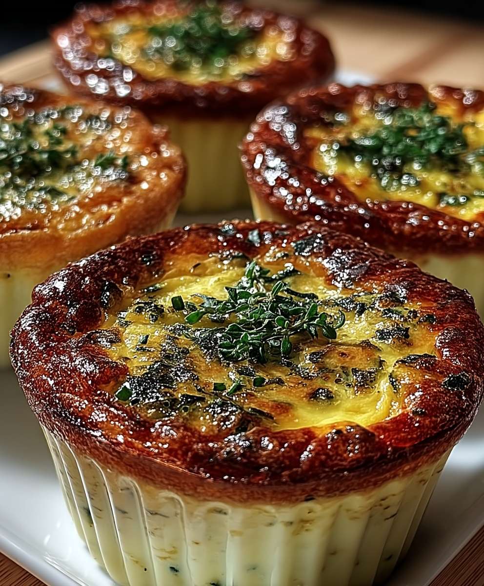 Flans courgette pomme de terre