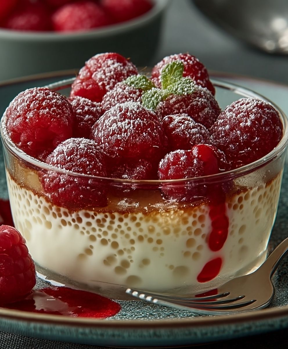 Perles Japon lait coco framboises