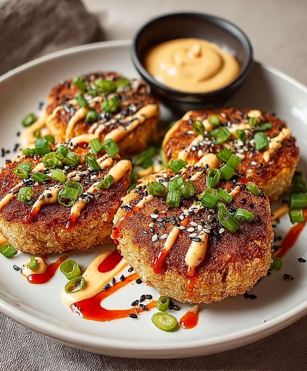 Galettes thon asiatiques mayo épicée