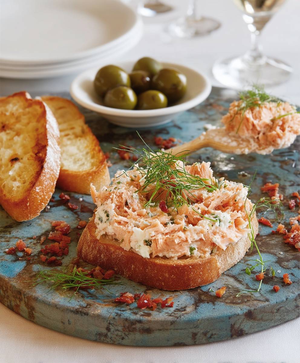 Rillettes truite et bacon