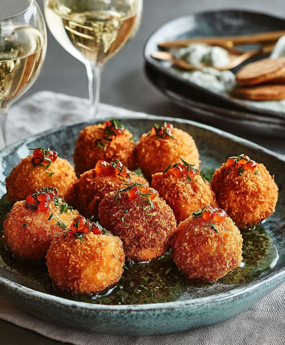 Arancini aux crevettes