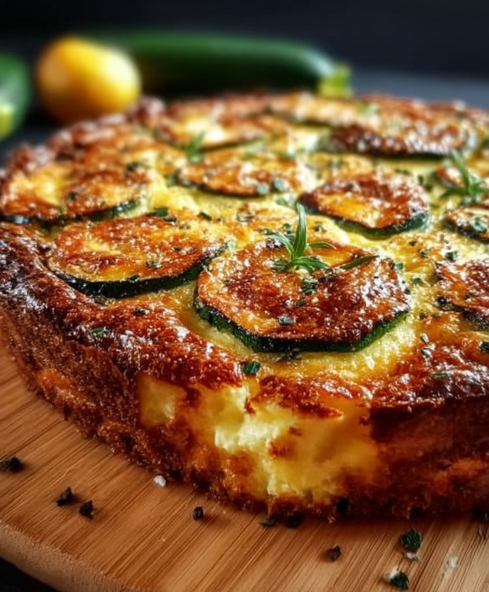 Quiche saumon fumé courgettes