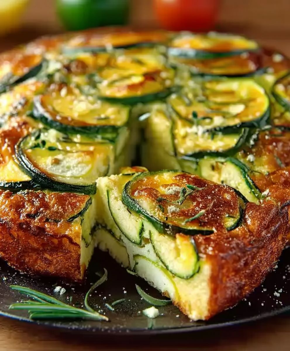 Frittata courgettes moelleuse