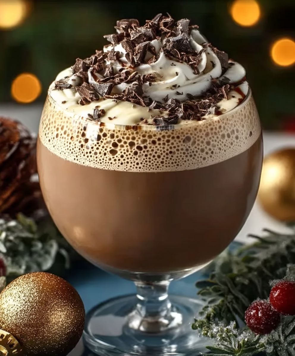 Chocolat Eggnog de Noël